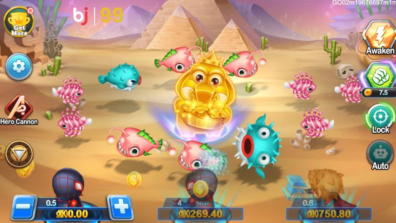Điểm nổi bật của tựa game bắn cá Hero Fishing BJ99