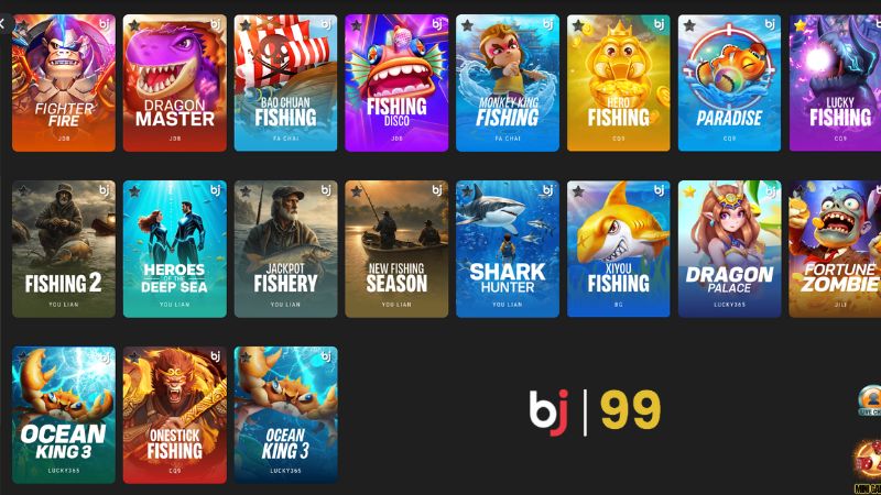 Game bắn cá nào được chơi nhiều trên BJ99
