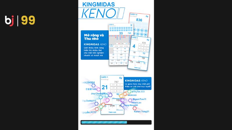 Giới thiệu tổng quan về game xổ số Max Keno BJ99