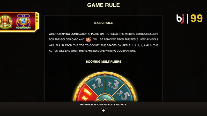 Hướng dẫn các bước chơi nổ hũ Magic Ace Wild Lock BJ99