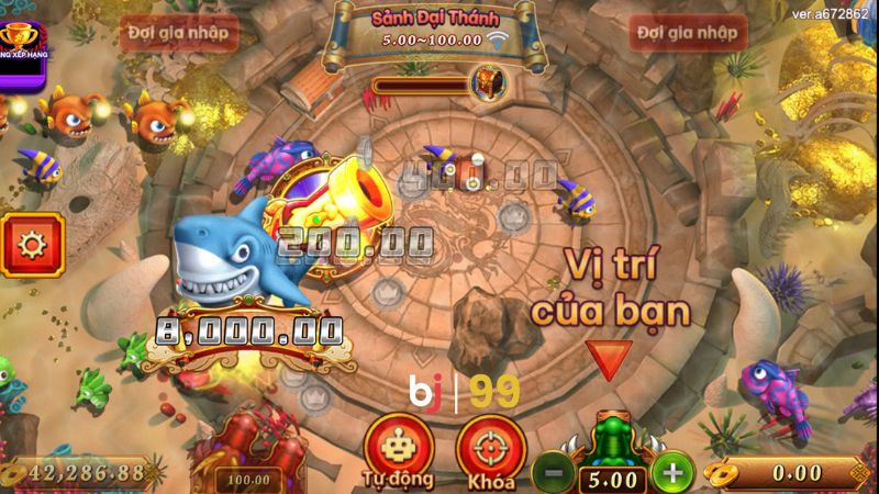 Hướng dẫn cách chơi Monkey King Fishing BJ99