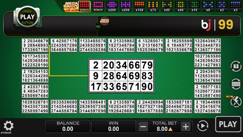 Luật chơi của game xổ số Joy Bingo BJ99