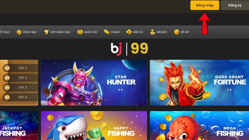 Đăng nhập tài khoản BJ99